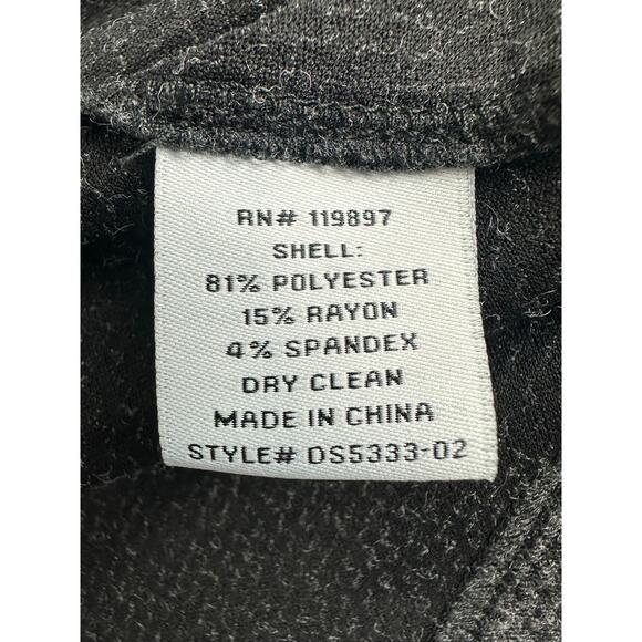 Collective Concepts Size Medium Sweater Dress Fit & Flare Princess Seams Gray - Picture 11 of 12